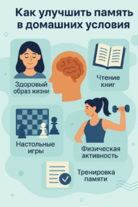 Как улучшить память в домашних условиях