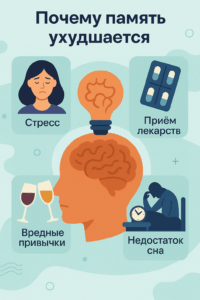 Почему память ухудшается